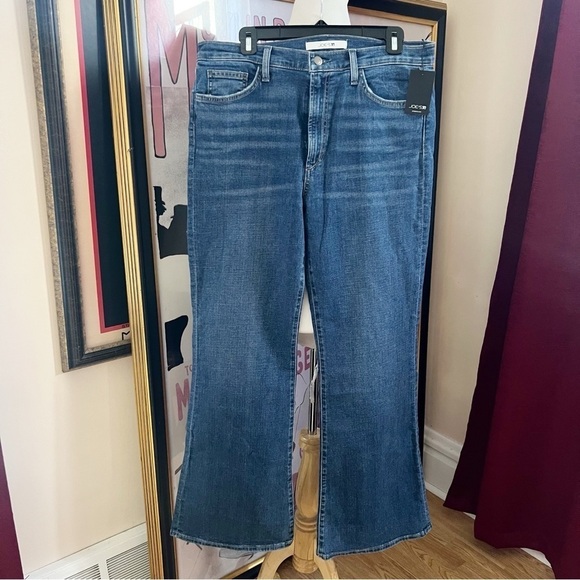 Joe's New with Tags High Rise Woodhouse Flair Blue Denim Jeans Size 12 - Picture 1 of 12